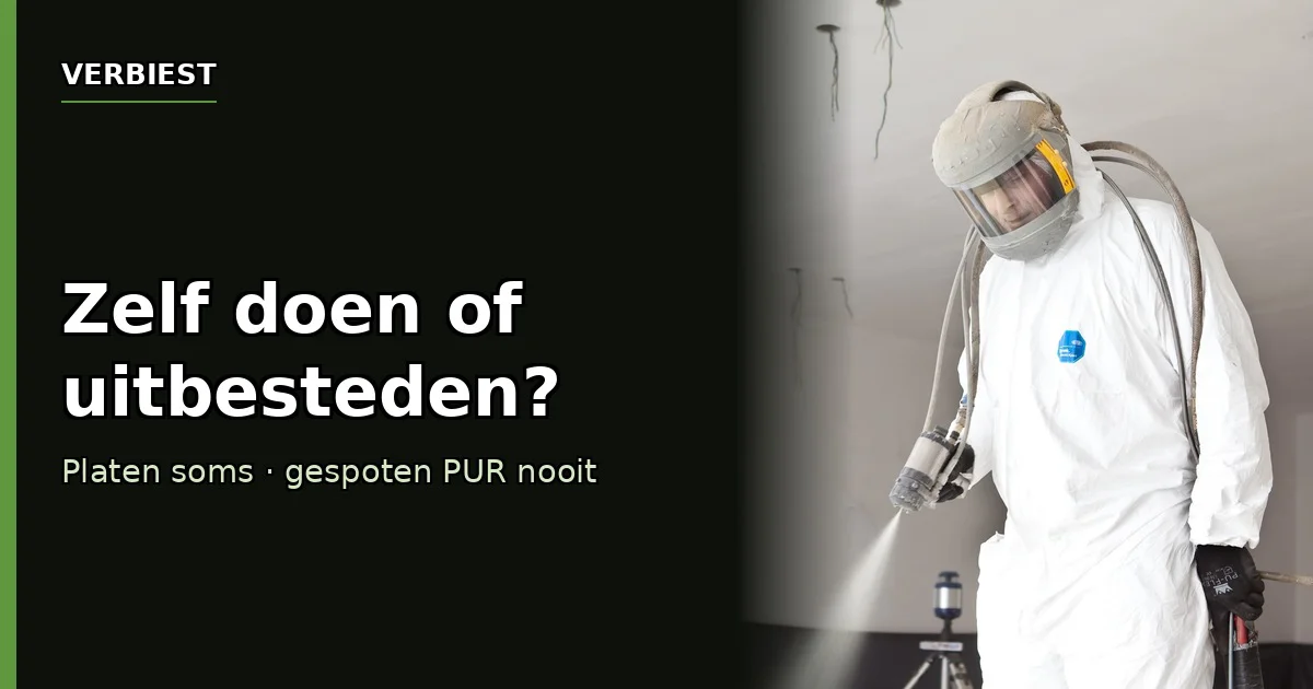 Vloerisolatie: doe-het-zelver of vakman?