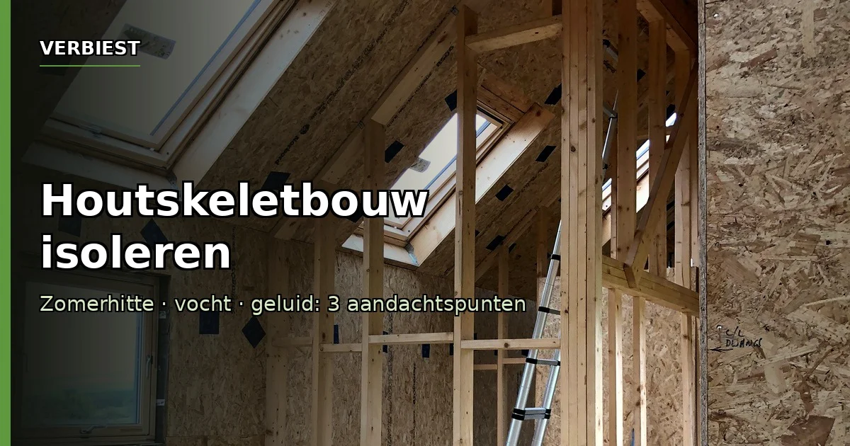 Haal het beste uit jouw houtskeletbouw