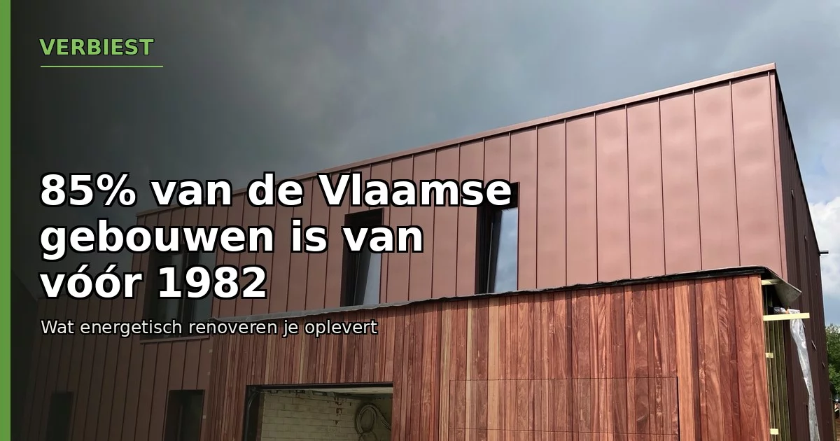 Waarom is energetisch renoveren belangrijk