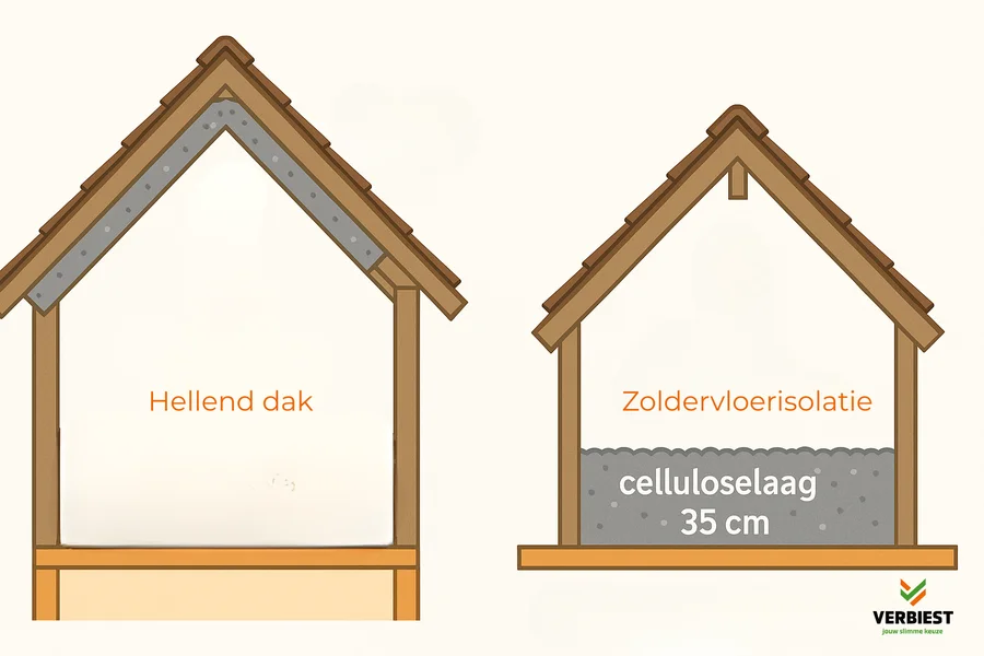 Hoeveel bespaar je door je dak of zoldervloer te isoleren?